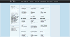 Desktop Screenshot of phpseodirectory.com